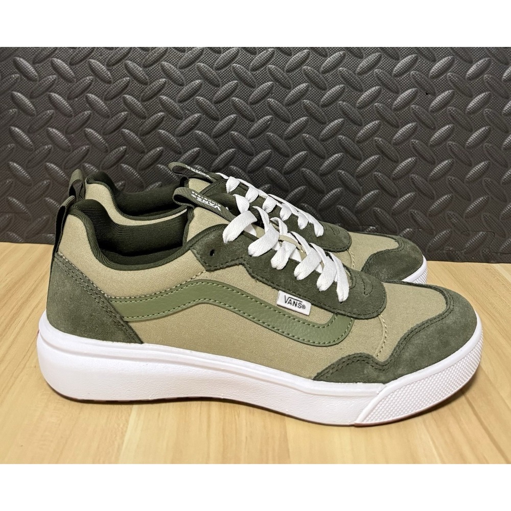 Vans Range EXP Sneakers Olive Green Sport Block Elm Grape Leaf Shoes Mens Size 9 - Picture 3 of 5